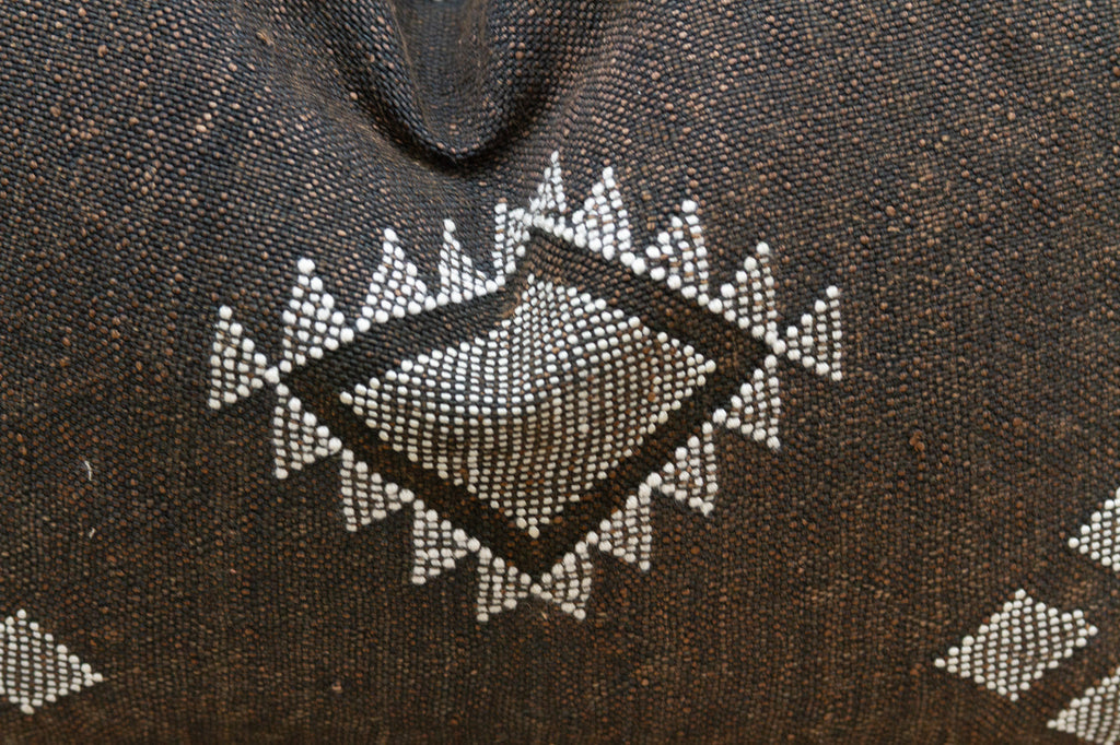 Raven Dunes Silk Rug Lumbar Pillow