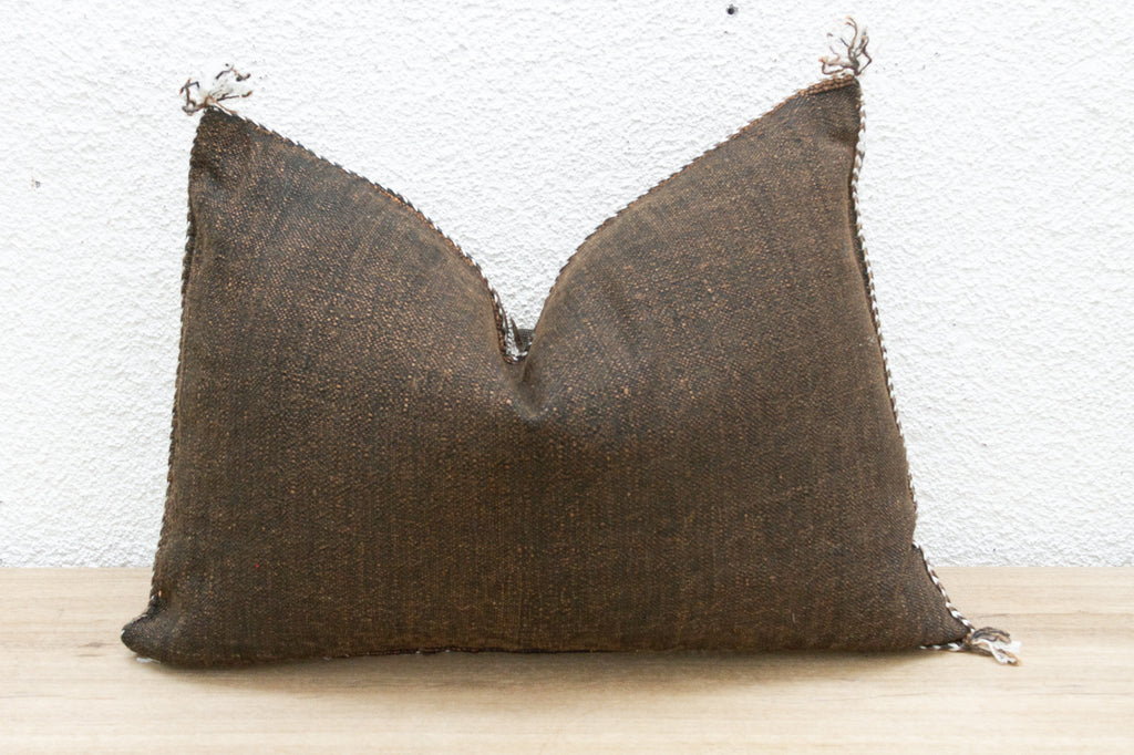 Raven Dunes Silk Rug Lumbar Pillow