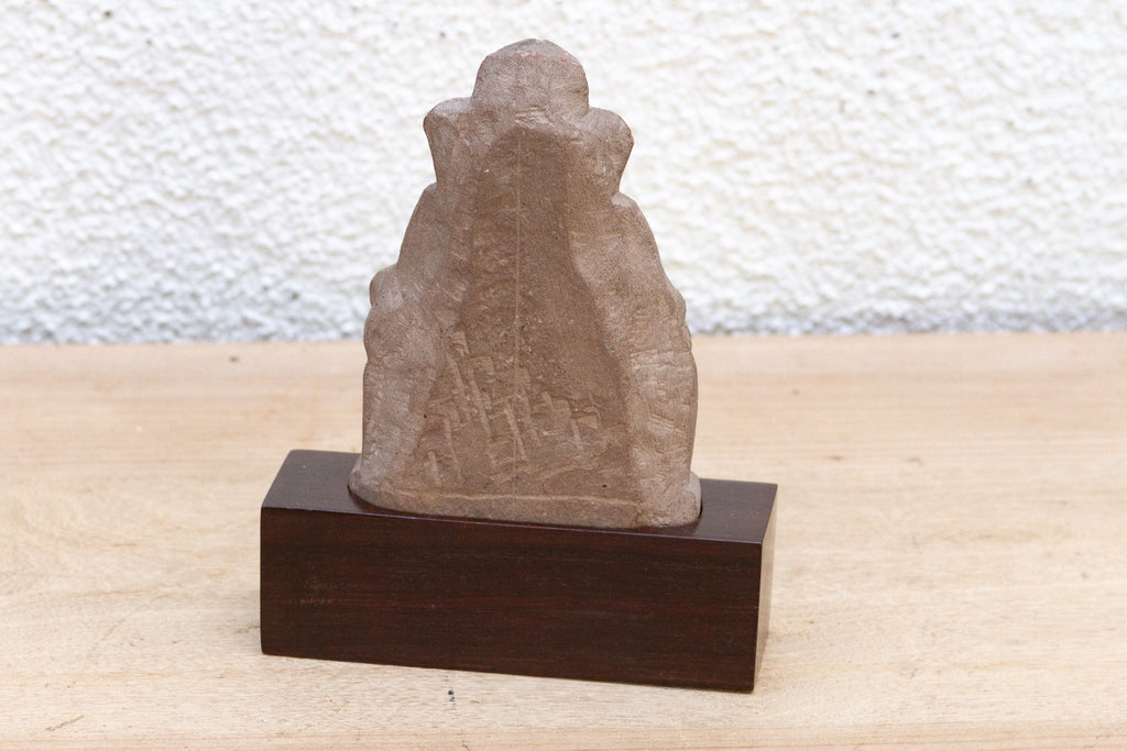 The Stone Guardian Seated Ganesha Antique Sculpture