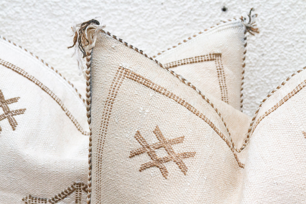 Pair of Caravan Silk Rug Pillows