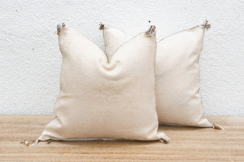 Pair of Caravan Silk Rug Pillows