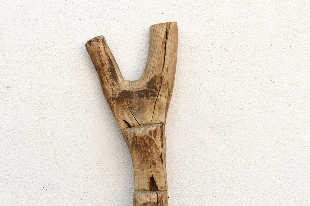 19th Century West African Sun-Bleached Ladder