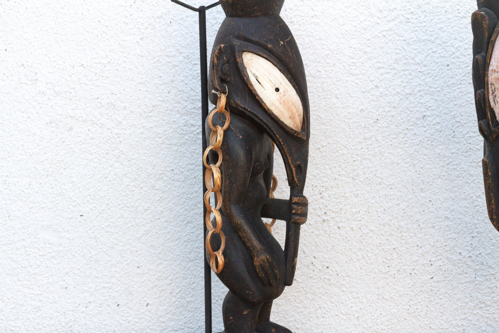 Antique Bamana Jo Society couple on Custom Stand (Trade)