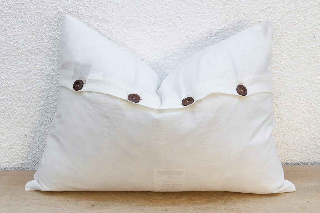 Snowflake Lumbar Applique Pillow Cover