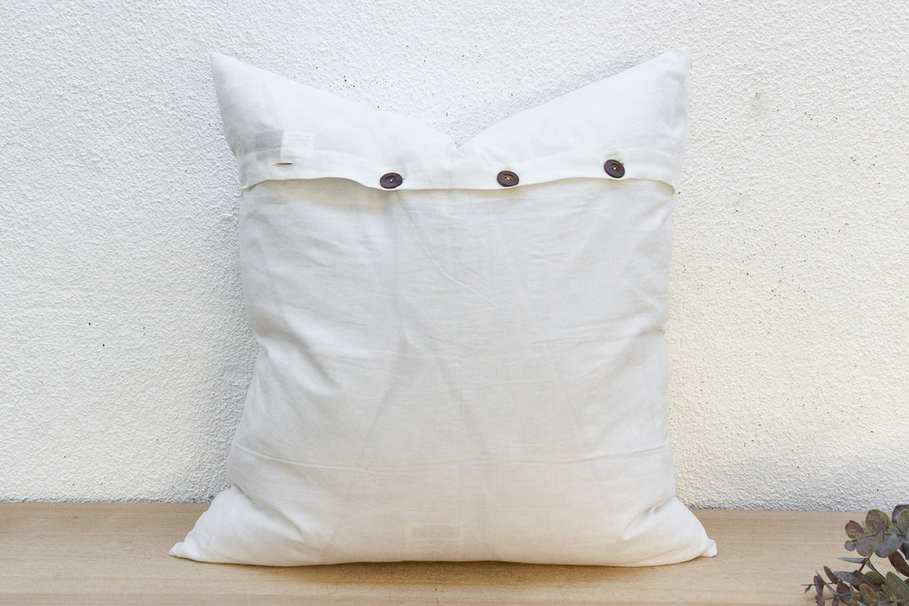 Scabiosa Euro Applique Pillow Cover