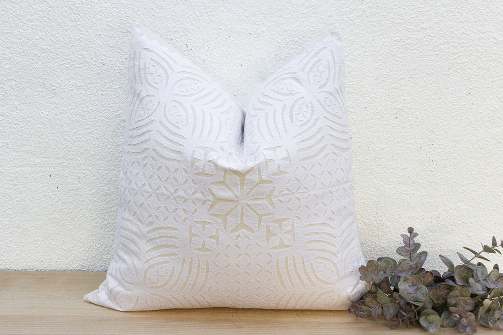 Azalea Euro Applique Pillow Cover