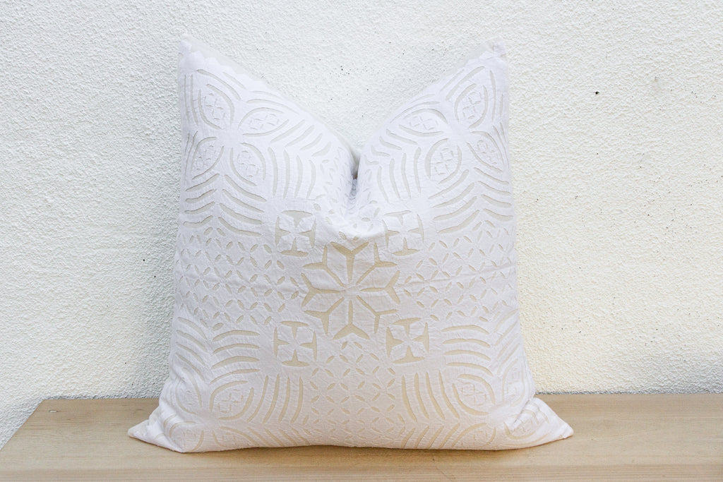 Azalea Euro Applique Pillow Cover