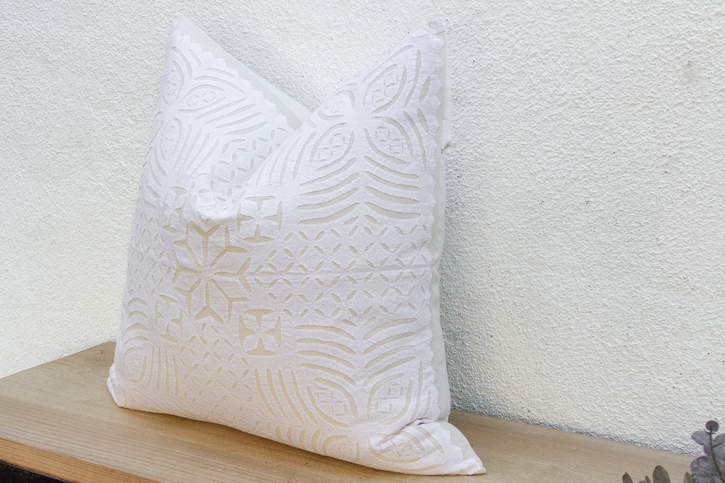 Azalea Euro Applique Pillow Cover