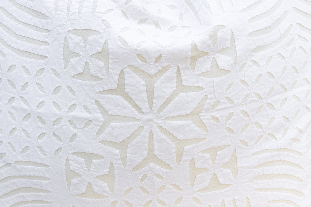 Poppy Euro Applique Pillow Cover