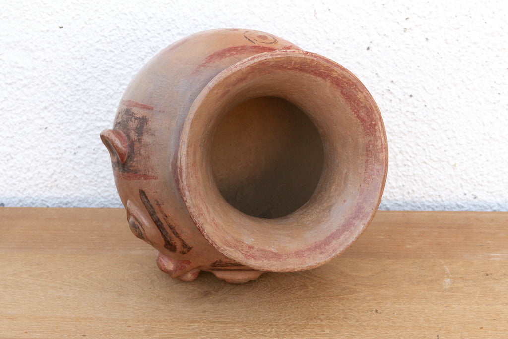 Pre Columbian Terracotta Moche Effigy Vessel (Trade)
