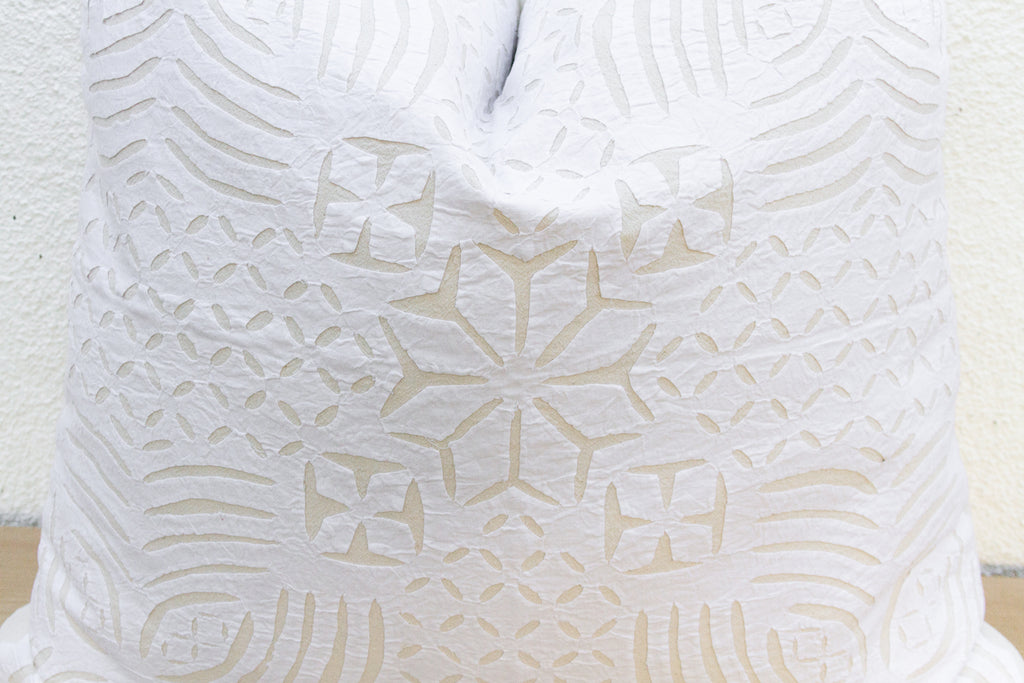 Oleander Euro Applique Pillow Cover