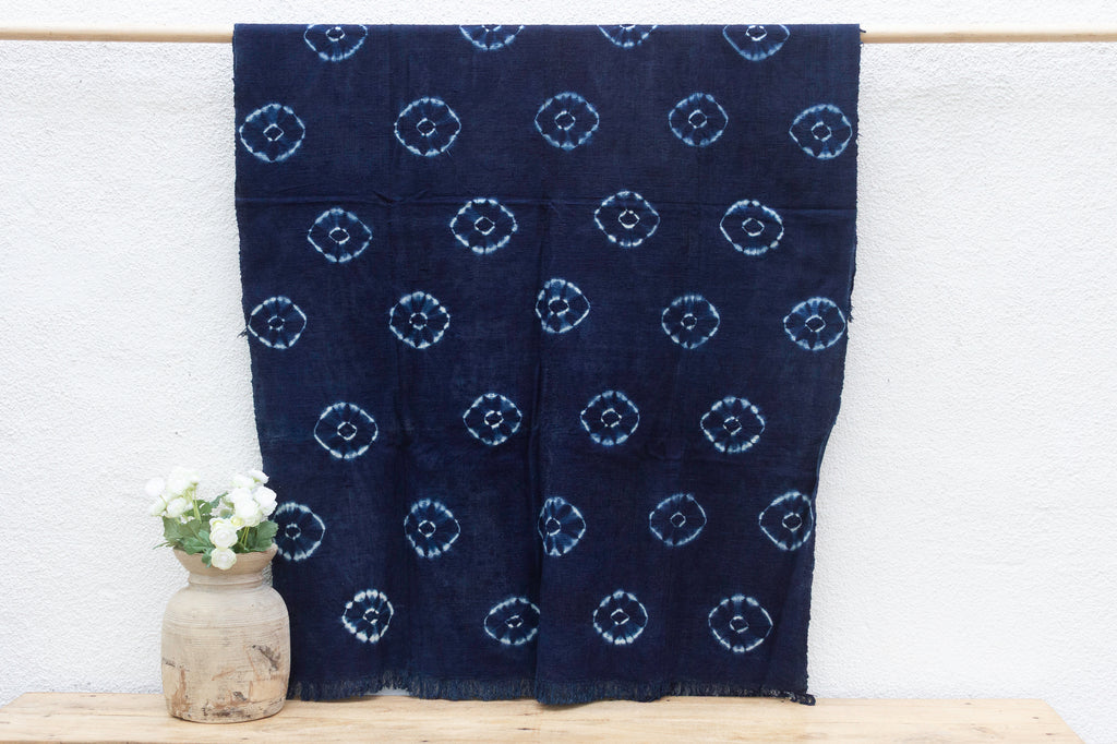 Kente Echo Indigo Mud Cloth