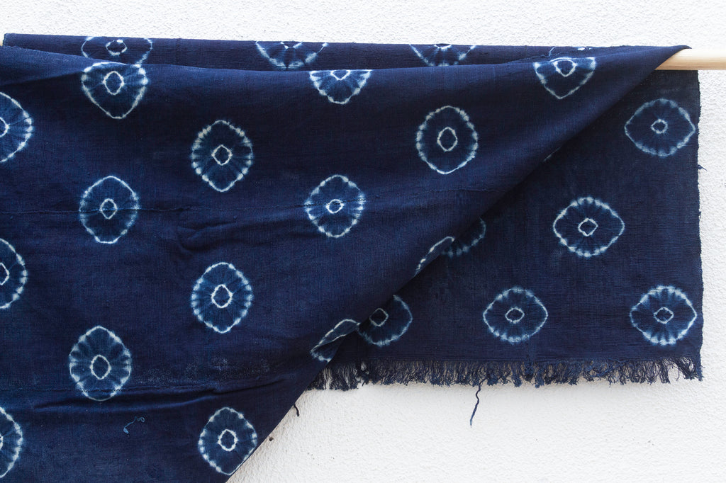 Kente Echo Indigo Mud Cloth