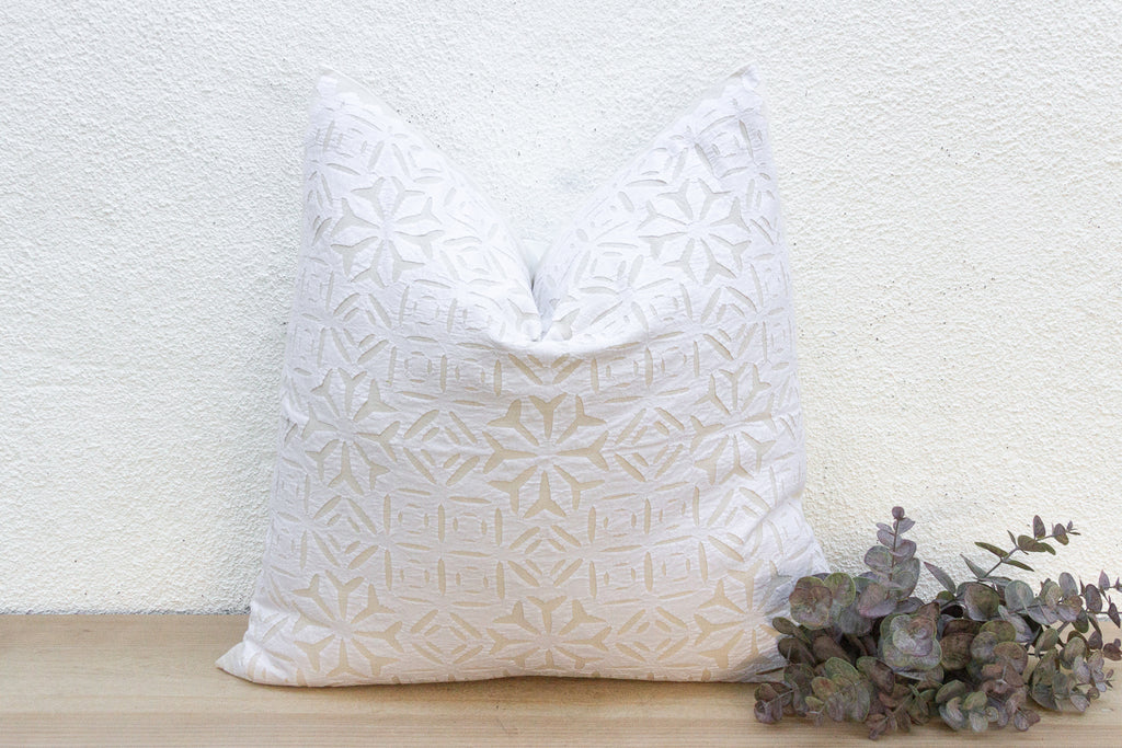 Biscotti Euro Applique Pillow Cover