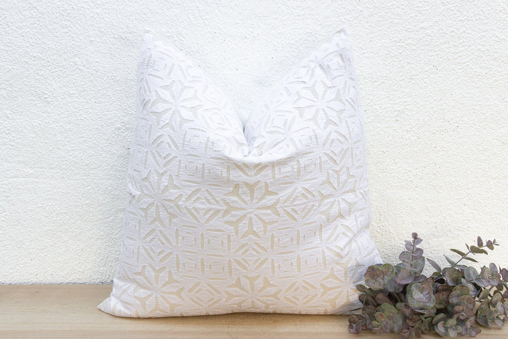 Biscotti Euro Applique Pillow Cover