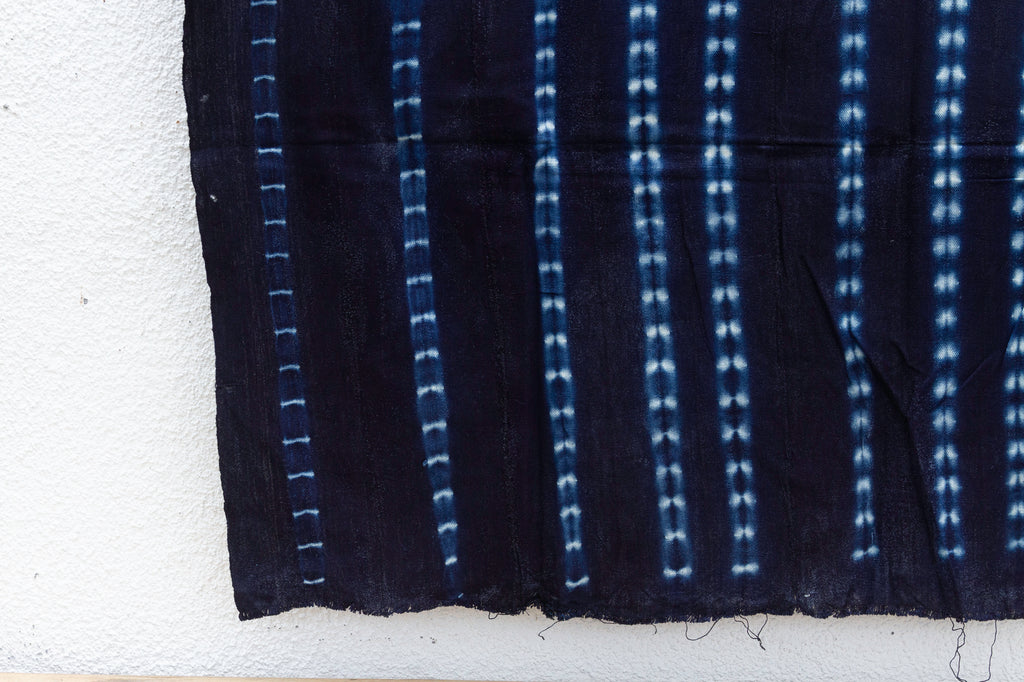 Dot Mirage Indigo Mud Cloth