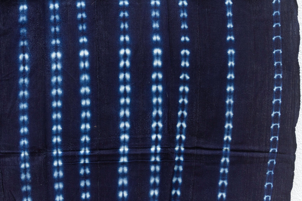 Dot Mirage Indigo Mud Cloth