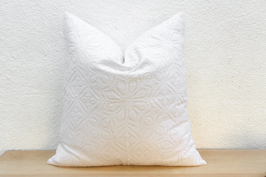 Bare Wheat Euro Applique Pillow Cover