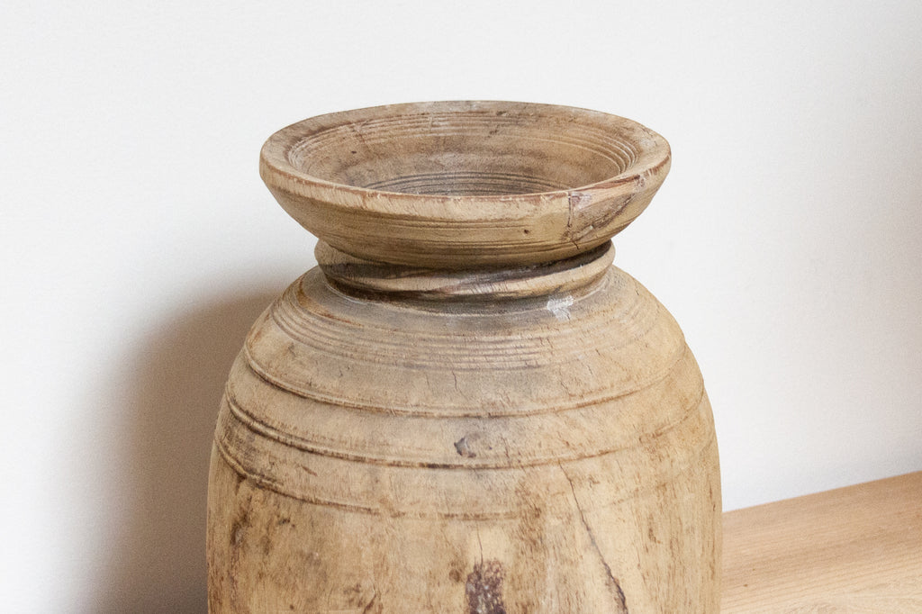 Indian Wooden Pot-Hitet