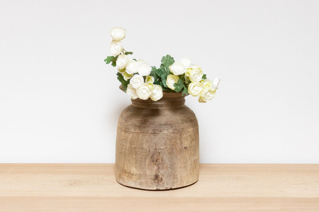 Boho Wooden Pot-Osian