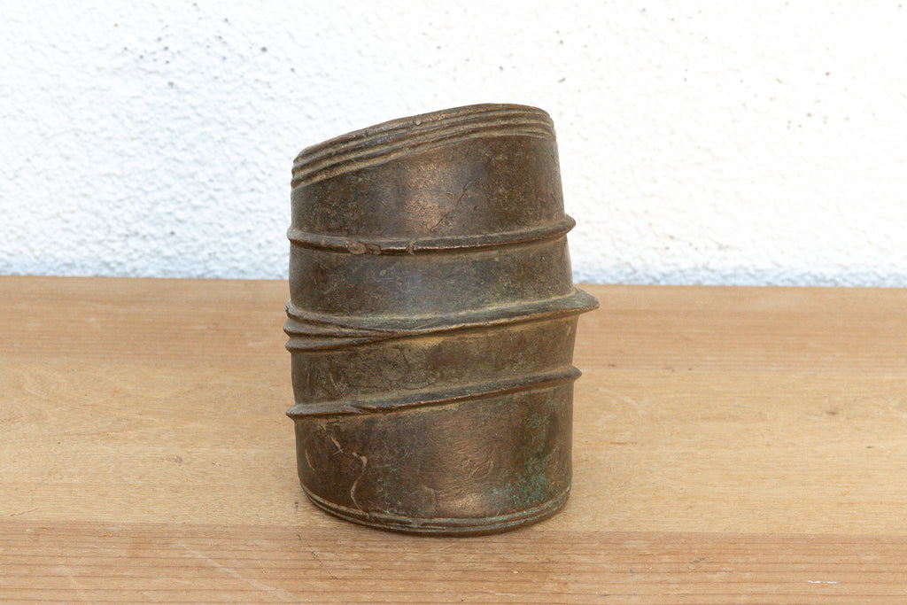 19th Century African Bronze Currency Anklet