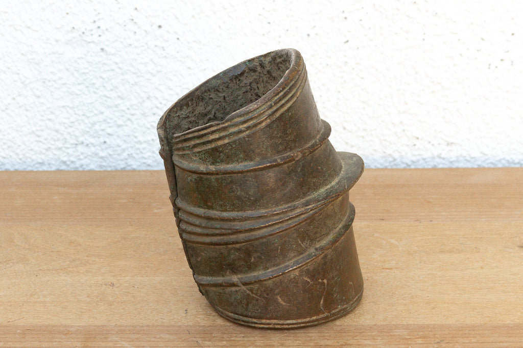 19th Century African Bronze Currency Anklet