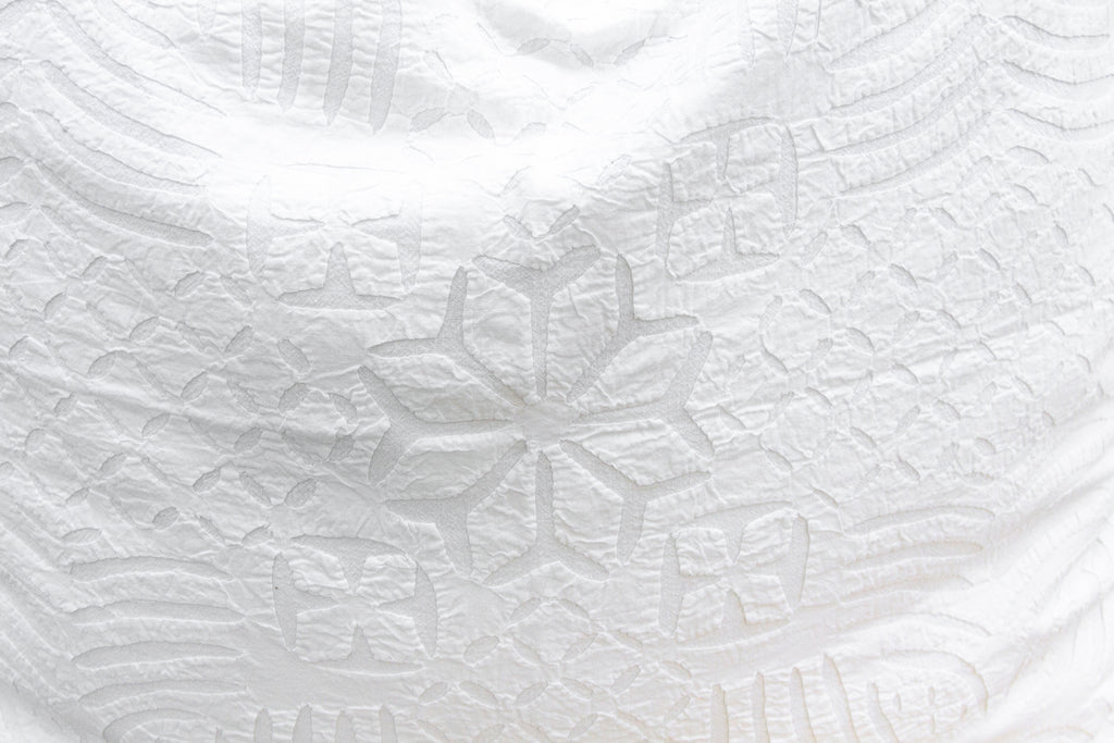 Warm Flax Large Applique Pillow Cover