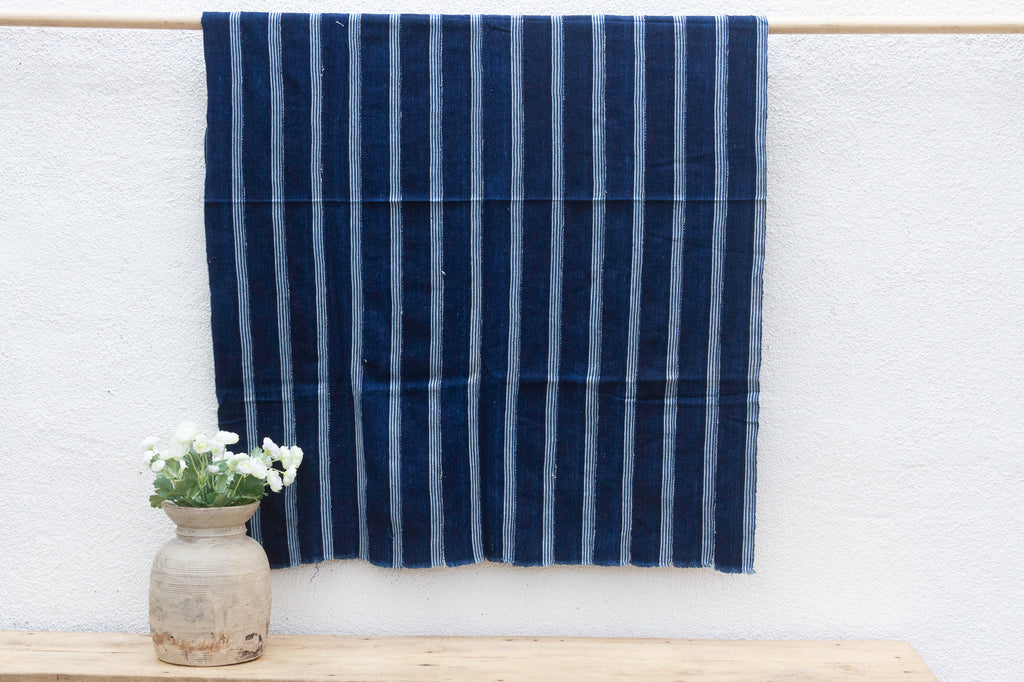 Cobalt Forest Indigo Mud Cloth