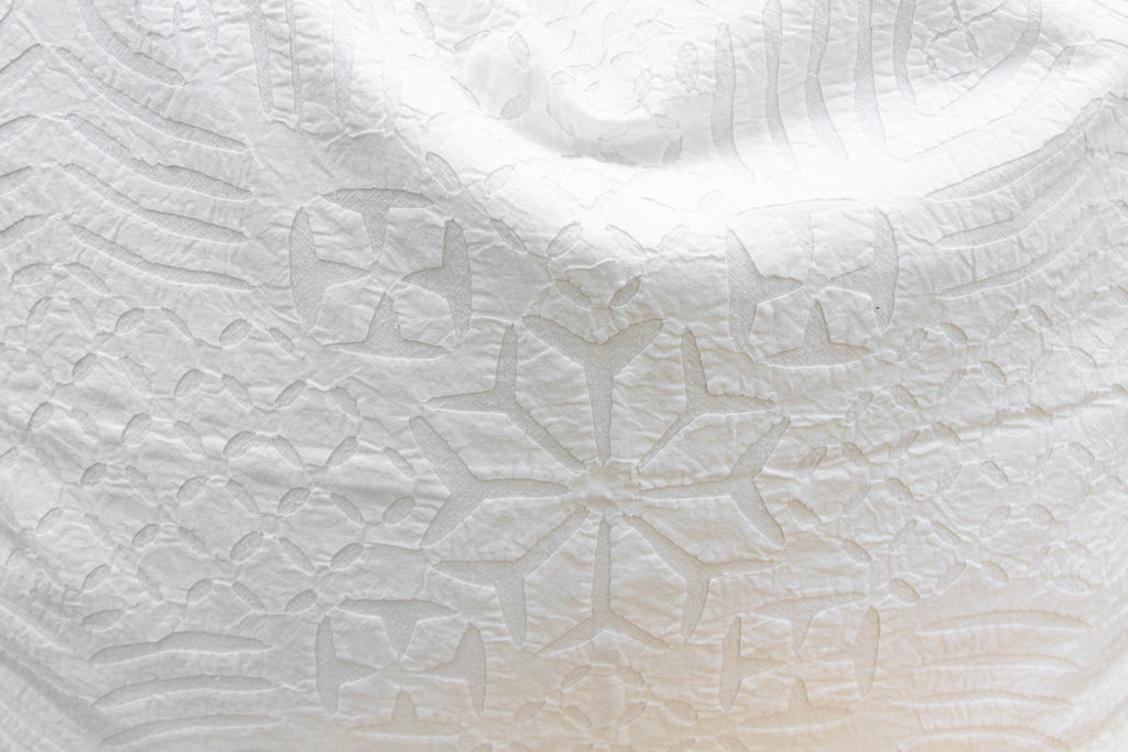 Star Bloom Large Applique Pillow Cover