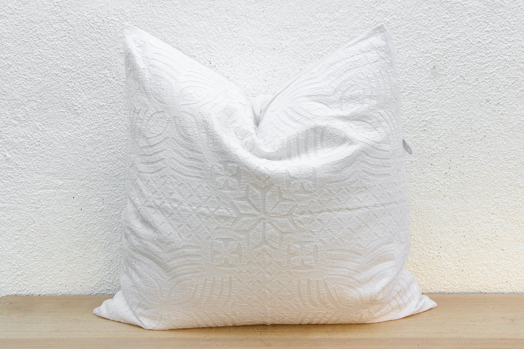 Star Bloom Large Applique Pillow Cover