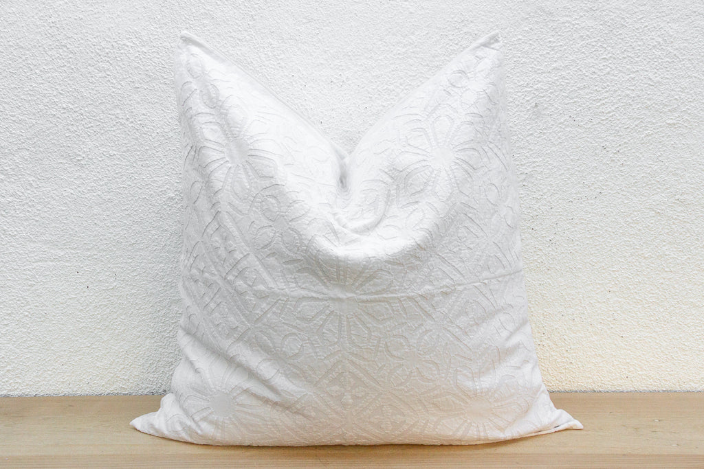 Wisteria Bloom Large Applique Pillow Cover