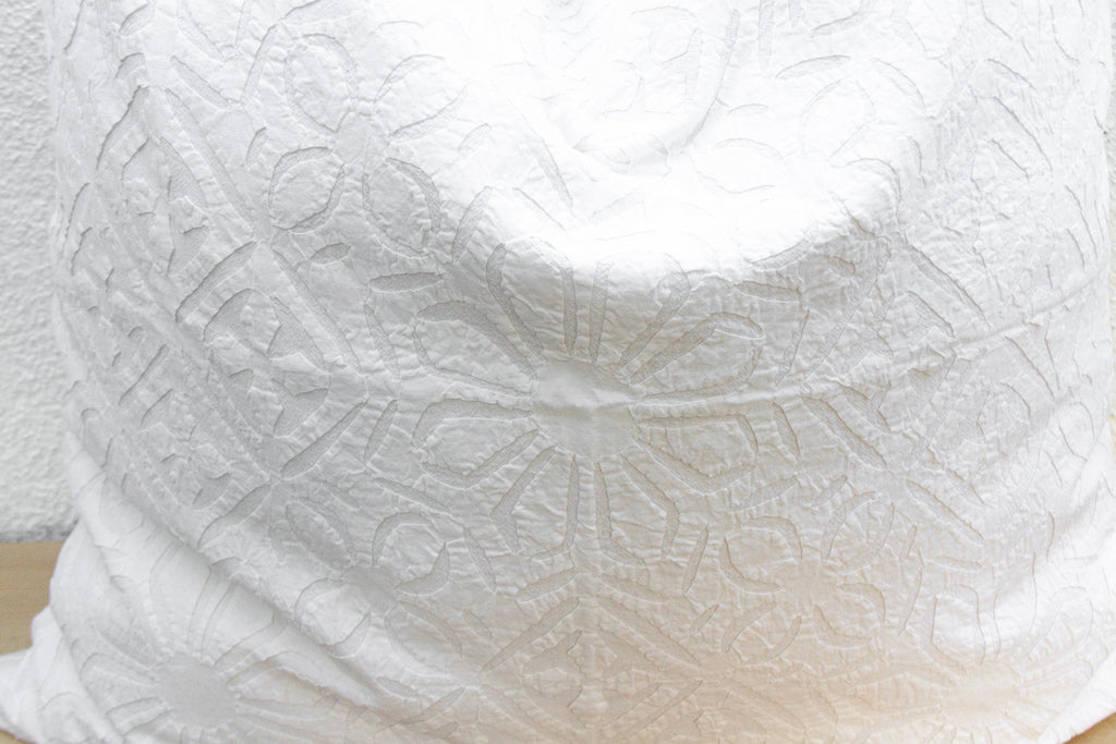 Wisteria Bloom Large Applique Pillow Cover