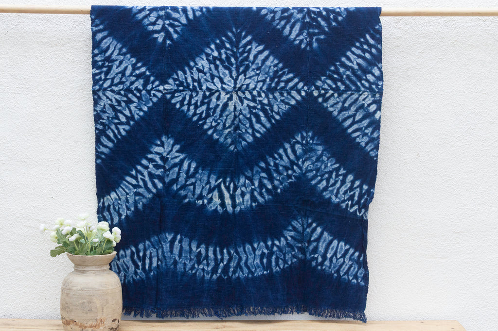 Sahara Wind Indigo Mud Cloth