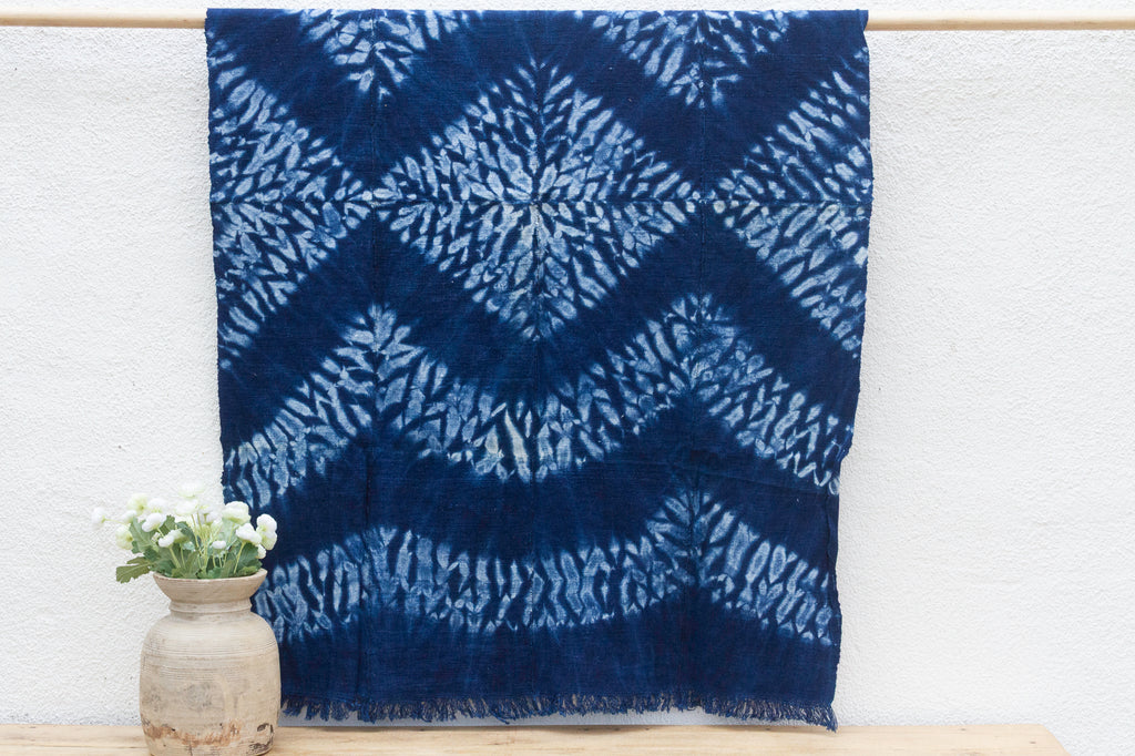 Sahara Wind Indigo Mud Cloth