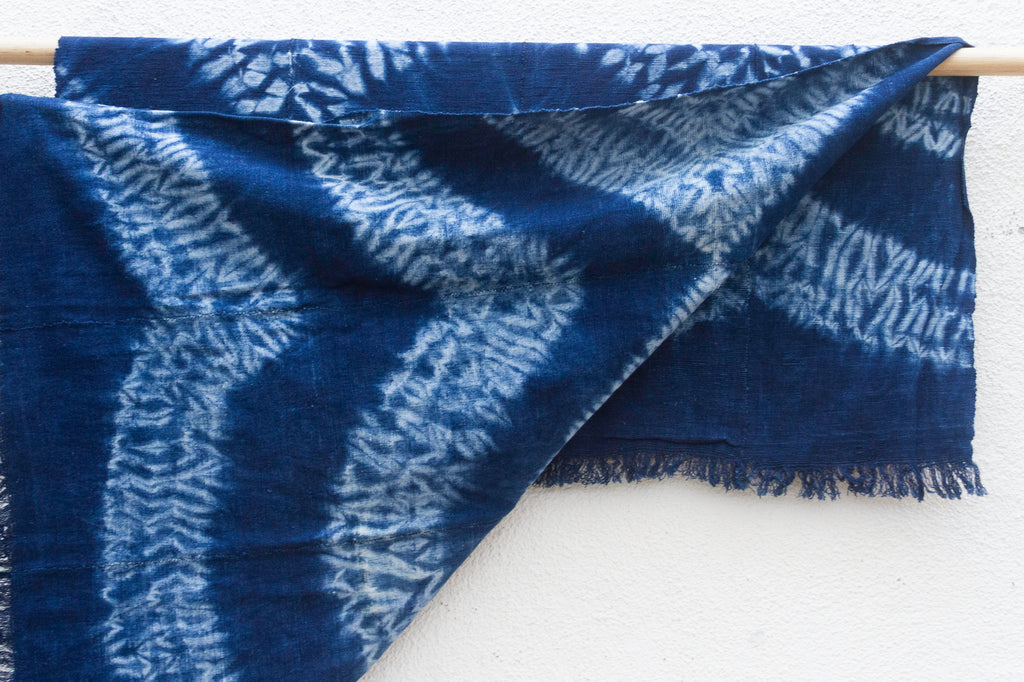 Sahara Wind Indigo Mud Cloth