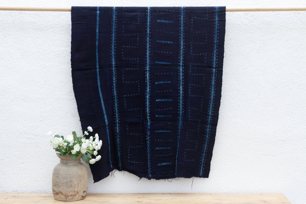 Tribal Fade Indigo Mud Cloth