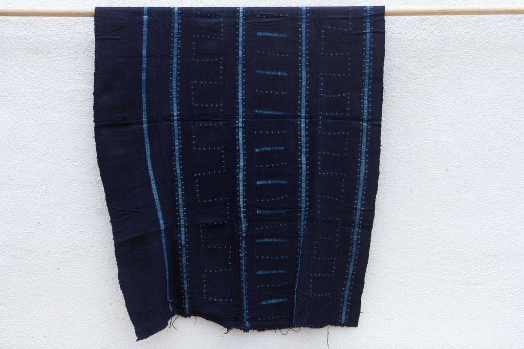 Tribal Fade Indigo Mud Cloth (Trade)