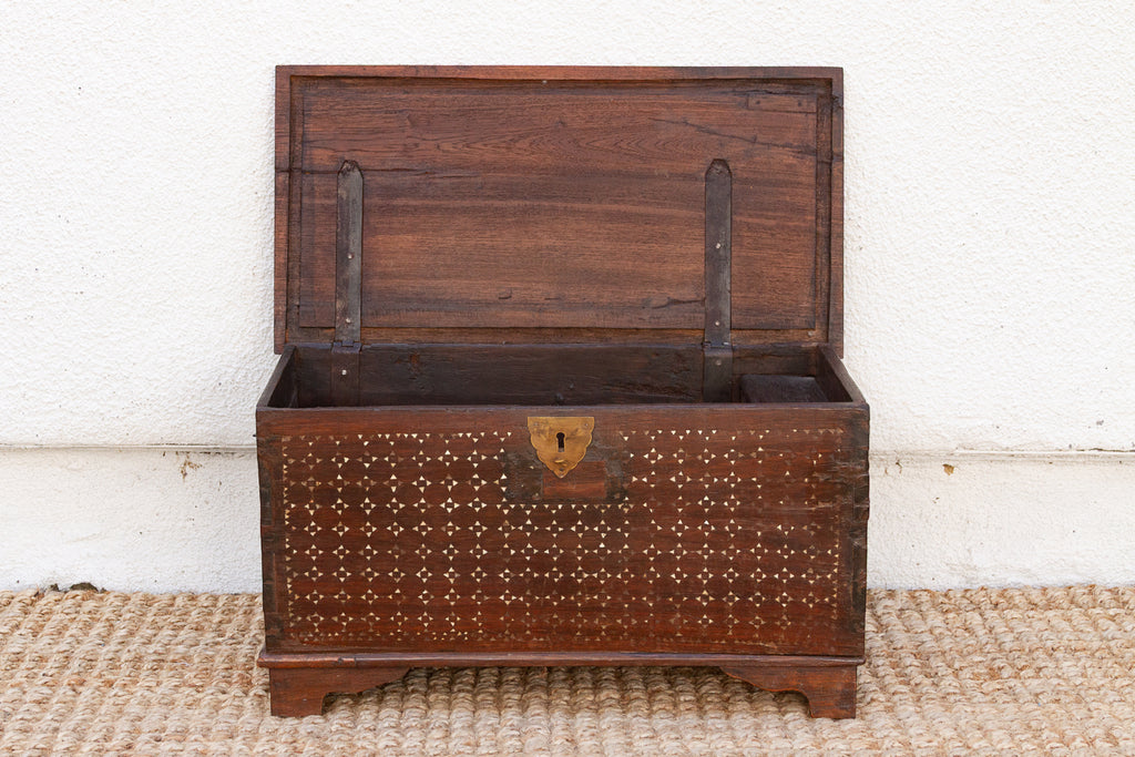 20th Century Mother of Pearl Pukpuk Inlay Chest
