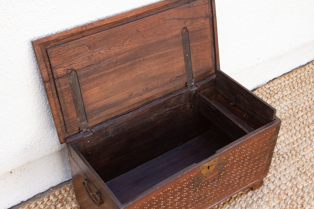 20th Century Mother of Pearl Pukpuk Inlay Chest