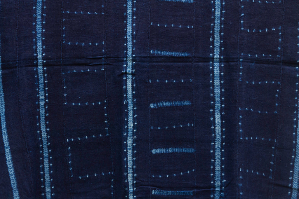 Tribal Fade Indigo Mud Cloth