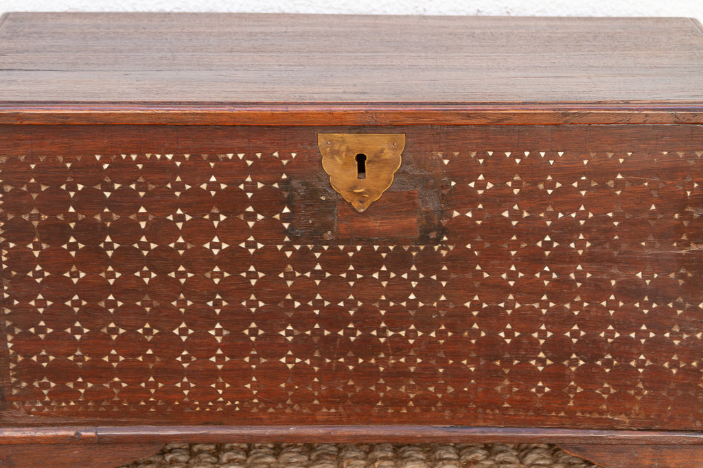 20th Century Mother of Pearl Pukpuk Inlay Chest
