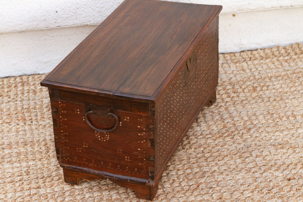 20th Century Mother of Pearl Pukpuk Inlay Chest