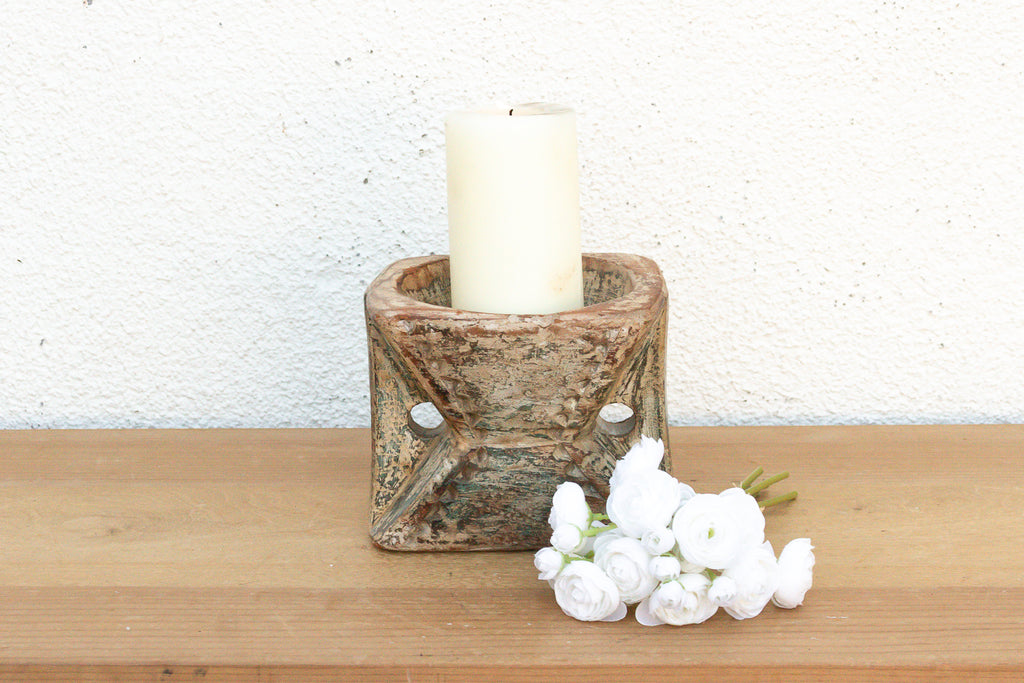 Textured Verdigris Farmhouse Bijani Artifact