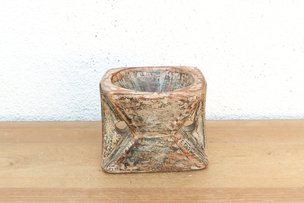 Textured Verdigris Farmhouse Bijani Artifact
