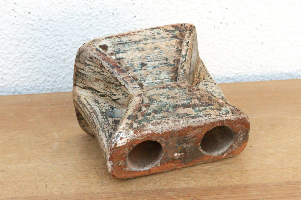 Textured Verdigris Farmhouse Bijani Artifact