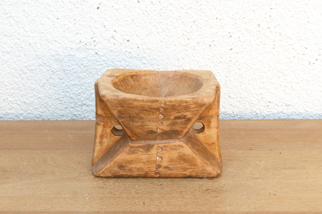 Rustic Bleached Wood Tribal Bijani