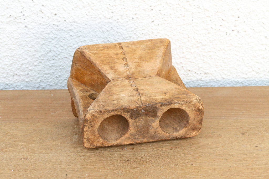 Rustic Bleached Wood Tribal Bijani