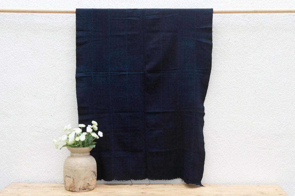 Zambezi Stitch Indigo Mud Cloth