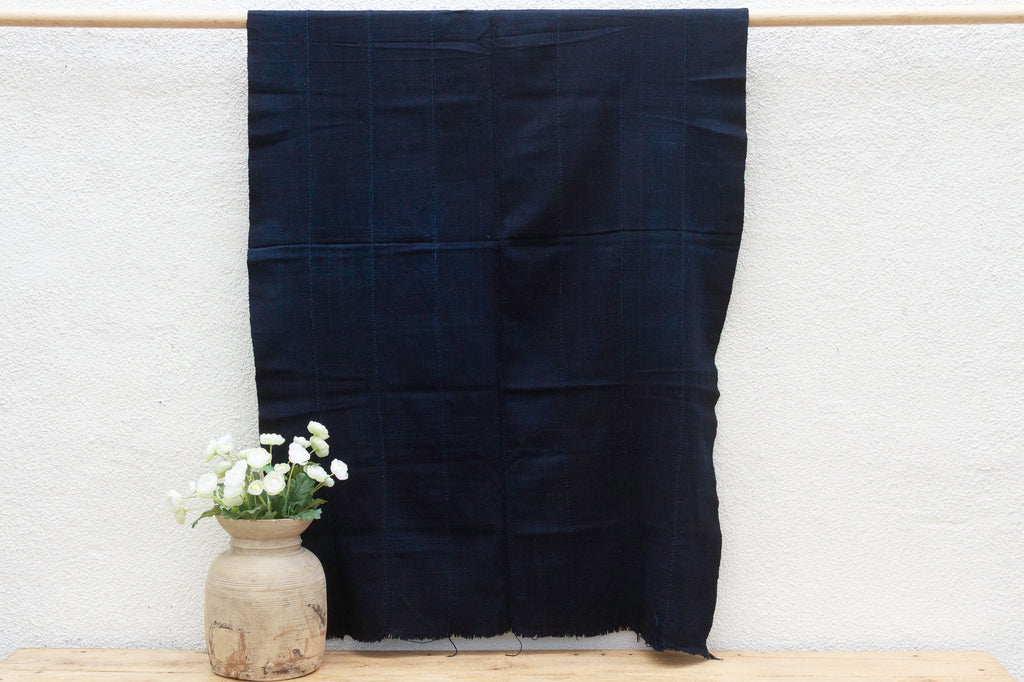 Zambezi Stitch Indigo Mud Cloth