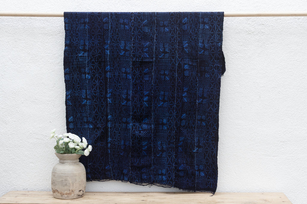 Blue Tundra Indigo Mud Cloth